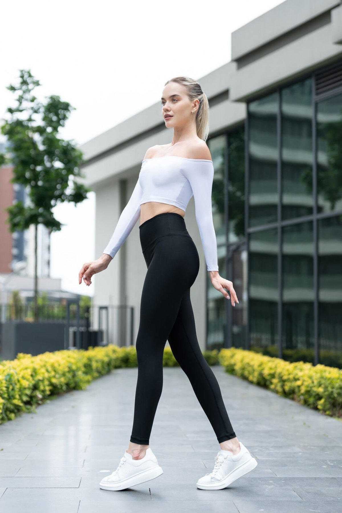 Lismina  Dar Kesim Spor Tayt Toparlayıcı Active Fitness Tayt