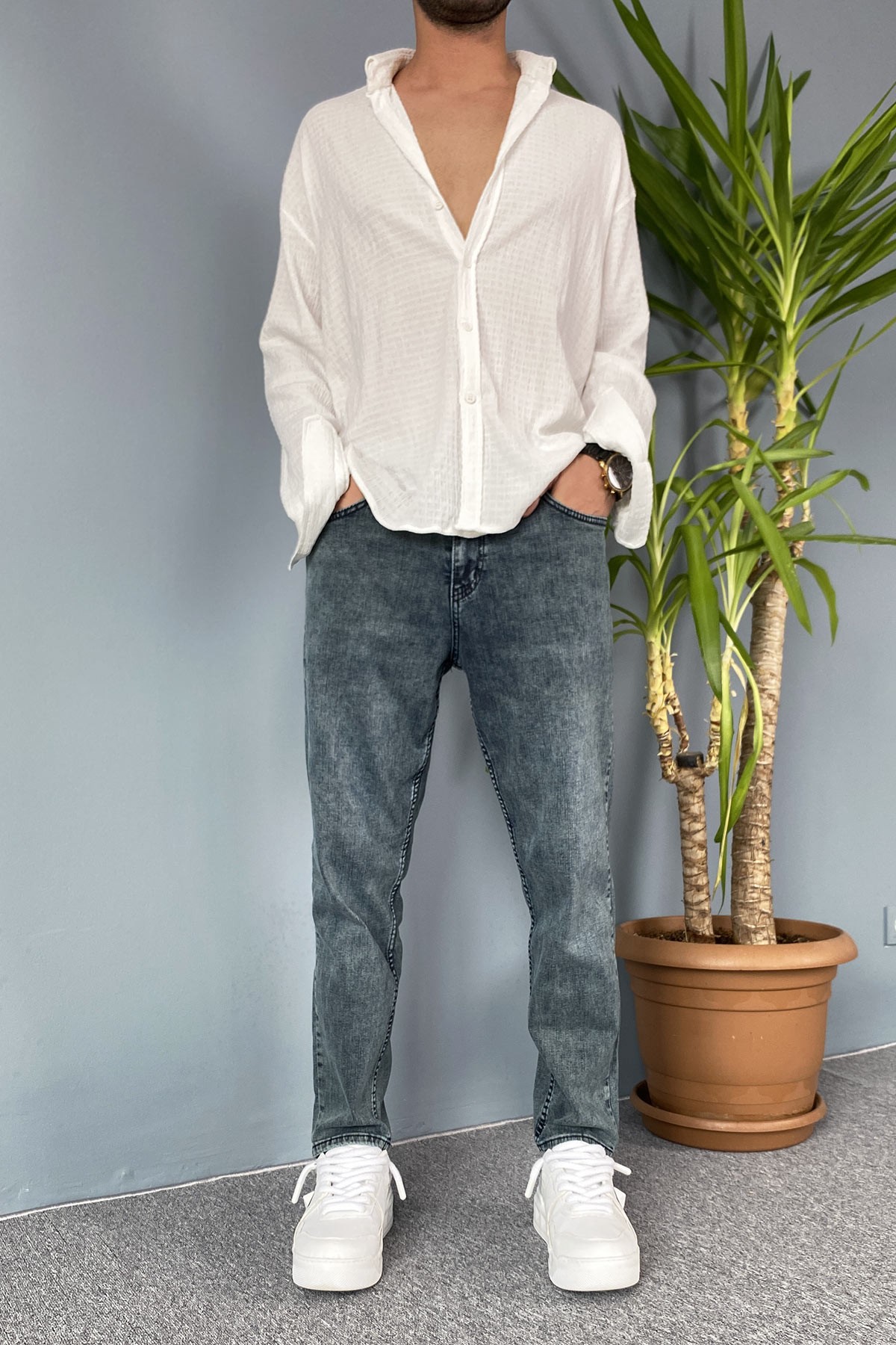  Mavi Boyfriend Jean - Kot Pantolon Rahat Kesim