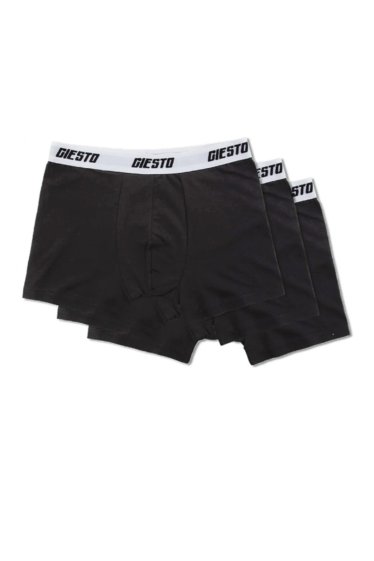  Siyah 3 Adet Boxer Paketi