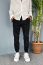 Boyfriend Jogger Paçası Lastikli Kot Pantolon