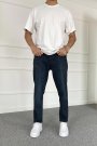 Boyfriend Yazlık İnce Lacivert Jean - Kot Pantolon