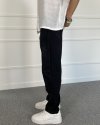 Boyfriend Taşlanmış Siyah Jean - Kot Pantolon