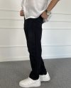 Boyfriend Taşlanmış Siyah Jean - Kot Pantolon