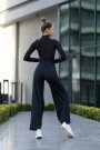 Dar Kesim Bağcıklı Spor Mumbai Yoga İspanyol Paça Pantolon