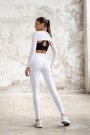 Dar Kesim Dalgıç Kumaş Beyaz Sporcu Bolero