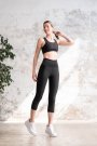 Dar Kesim Toparlayıcı Yüksek Bel Fitness Kapri Tayt