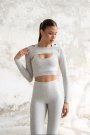 Dar Kesim Gri Esinti Sporcu Bolero