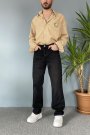 Dar Kesim Siyah Denim Jean - Kot Pantolon