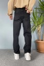Dar Kesim Siyah Denim Jean - Kot Pantolon
