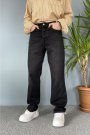 Dar Kesim Siyah Denim Jean - Kot Pantolon
