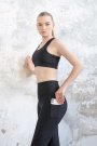 Dar Kesim Telefon Cepli Toparlayıcı Fitness Tayt