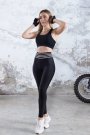 Dar Kesim Toparlayıcı Beli Lastikli Spor Tayt