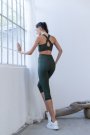 Dar Kesim Toparlayıcı Yüksek Bel Kapri Fitness Tayt