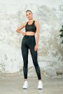 Dar Kesim Yağlı Boya Desenli Spor Tayt
