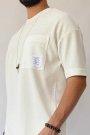 Ekru Alt Üst Şort Tişört Takım
