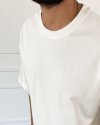 Ekru Basic Oversize Tişört