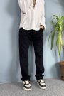 Fit Kesim Jean Siyah - Kot Pantolon
