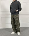Haki Kamuflaj Baggy Bol Kalıp Jean