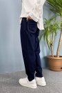 Lacivert Boyfriend Jean - Kot Pantolon