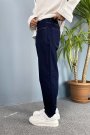 Lacivert Boyfriend Jean - Kot Pantolon