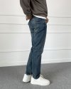 Lacivert Slim Fit Likralı Jean - Kot Pantolon