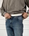 Lacivert Slim Fit Likralı Jean - Kot Pantolon