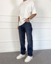 Lacivert Slim Fit Jean - Kot Pantolon