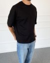 Siyah Basic Oversize Tişört