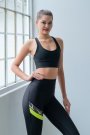 Dar Kesim Spor Tayt Toparlayıcı Fitness Siyah Push- Up Özellikli