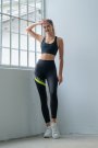 Dar Kesim Spor Tayt Toparlayıcı Fitness Siyah Push- Up Özellikli