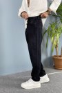 Boyfriend Taşlanmış Siyah Jean - Kot Pantolon