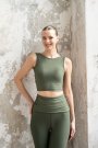 Toleda Haki Spor Tayt Fitness Ekstra Yüksek Bel 508
