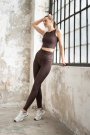Toleda Kahverengi Spor Tayt Fitness Ekstra Yüksek Bel 508