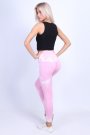 Toparlayıcı Pembe Push-Up Batik Tayt Spor Tayt